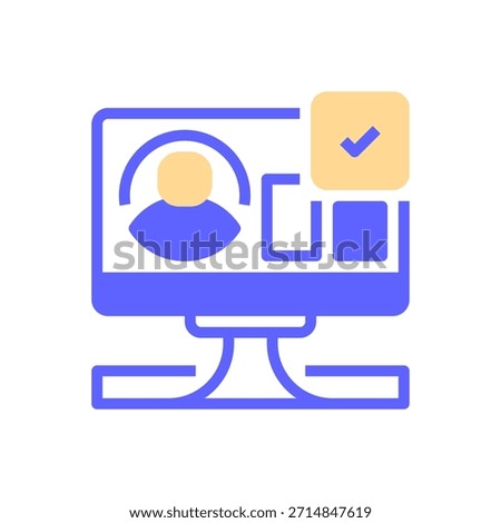 User Testing Line Icon, Outline Symbol for Usability Check, Experience Analysis, Quality Assurance, Feedback Collection, and System Trial. Vector Sign Icon.