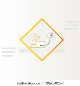 User that typically works desktop logs in remotely to the organization