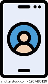 user vector color line icon