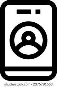 icono de diseño de vector de usuario para descarga. Eps