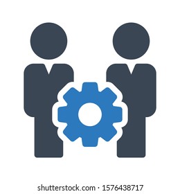 user vector glyph color icon 