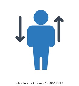 user vector glyph colour icon 