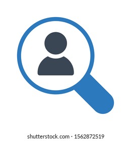 user vector glyph colour icon 