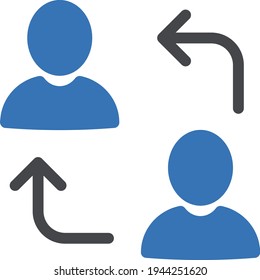 user vector glyph colour icon