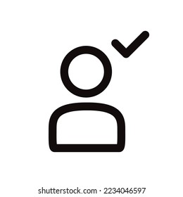 User vector icon. Add member person flat sign design. EPS 10 pictogram illustration of user symbol pictogram. 
