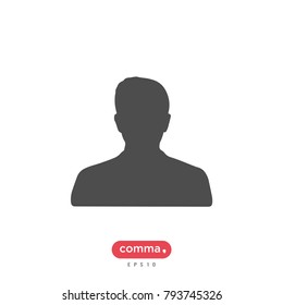 User vector icon, avatar symbol