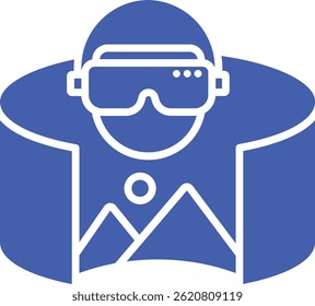 Icono de Vector de usuario. Se puede utilizar para aplicaciones de impresión, móviles y de Web.