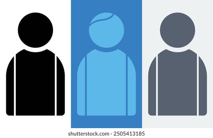 User vector icon and color variation.