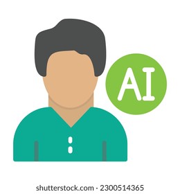 User Vector Icon Flat Style