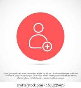 User vector icon heart line check mark. Profile user icon illustration. heart line Person icon symbol web check mark. heart line People icon on background check mark.