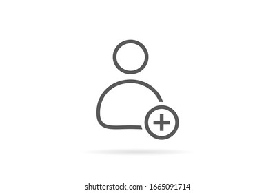 User vector icon heart line check mark. Profile user icon illustration. heart line Person icon symbol web check mark. heart line People icon on background check mark.