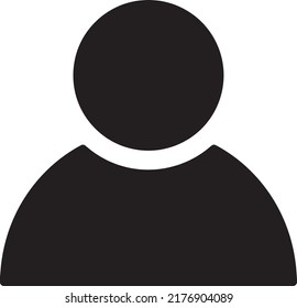 user vector icon illustration on white background.eps
