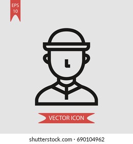 User vector icon, illustration symbol