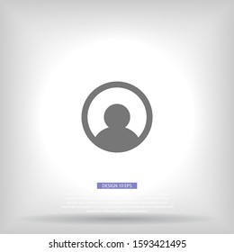 User Vector icon . Lorem Ipsum Illustration design