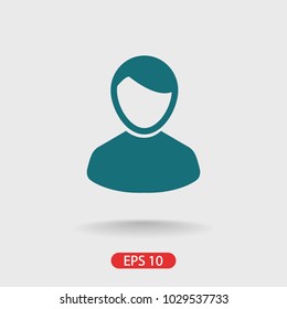 User vector icon. Man icon and businessman. Symbol people