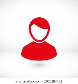 User vector icon. Man icon and businessman. Symbol people