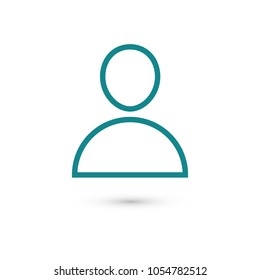 User vector icon. Man icon and businessman. Symbol people