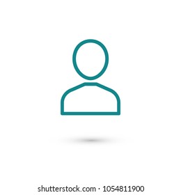 User vector icon. Man icon and businessman. Symbol people