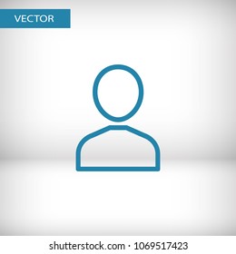 User vector icon. Man icon and businessman. Symbol people