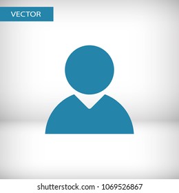 User vector icon. Man icon and businessman. Symbol people