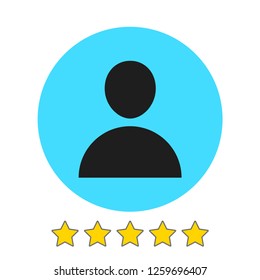User vector icon. Man icon and businessman. Symbol people