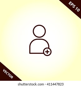 user vector icon. member icon. people icon. person icon