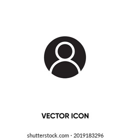 User vector icon. Modern, simple flat vector illustration for website or mobile app. User symbol, logo illustration. Pixel perfect vector graphics	
