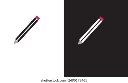Lápiz de Vector de usuario con variación de color blanco y negro 