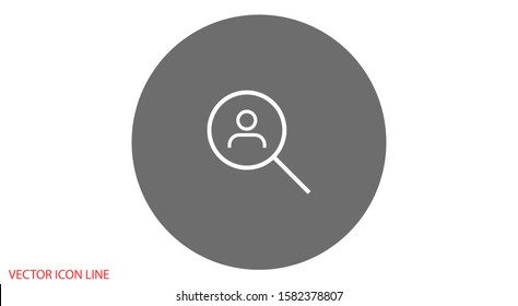 User vector icon. Profile user icon illustration. Person icon symbol web illustration. People icon on background.  