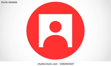 User vector icon. Profile user icon illustration. Person icon symbol web illustration. People icon on background.  