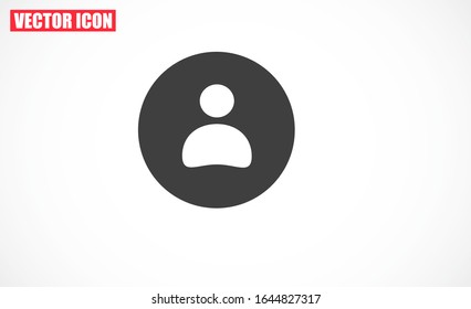 Icono de vector de usuario. Icono de perfil de usuario. Icono de persona ilustración web. Icono de personas en segundo plano.