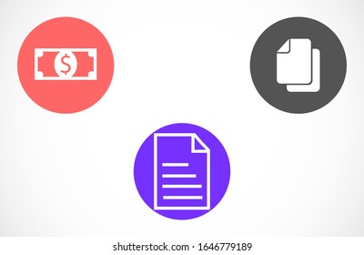 User vector icon. Profile user icon illustration. Person icon symbol web illustration. People icon on background.