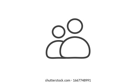 User vector icon. Profile user icon illustration. 
