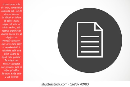 User vector icon. Profile user icon illustration. Person icon symbol web illustration. People icon on background.