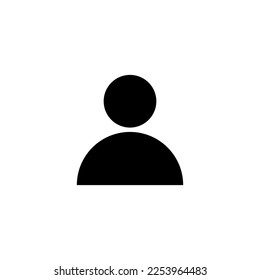 Benutzer-Vektorsymbol. Profilbenutzerzeichen