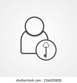 User vector icon sign symbol