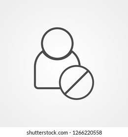 User vector icon sign symbol