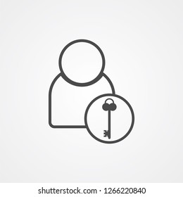 User vector icon sign symbol