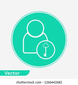User vector icon sign symbol