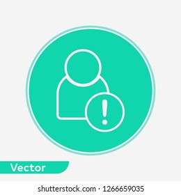 User vector icon sign symbol