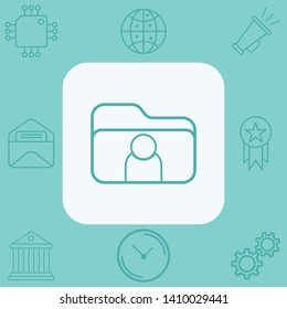 User vector icon sign symbol