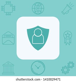 User vector icon sign symbol