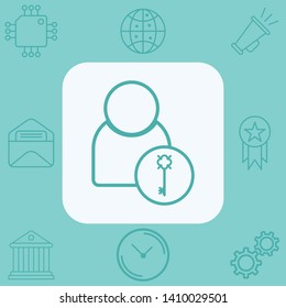 User vector icon sign symbol