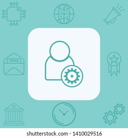 User vector icon sign symbol