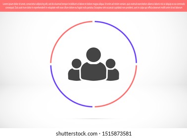 User vector icon in trendy isolated on grey background. User vector icon symbol for your web site design. User vector icon illustration . User vector icon social network button.
