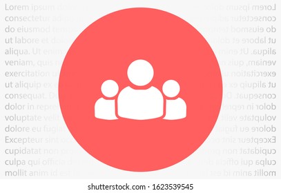 User vector icon in trendy isolated on grey background. User vector icon symbol for your web site design. User vector icon illustration . User vector icon social network button.