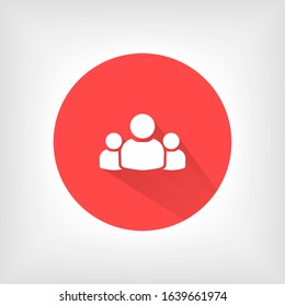 User vector icon in trendy isolated on grey background. User vector icon symbol for your web site design. User vector icon illustration . User vector icon social network button.