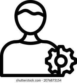 user vector illustration isolated on a transparent background . colour vector icons for concept or web graphics.