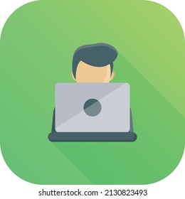 user Vector illustration on a transparent background.Premium quality symmbols.Vector line flat icon for concept and graphic design.
