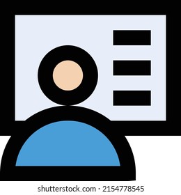 user Vector illustration on a transparent background.Premium quality symmbols.Stroke vector icon for concept and graphic design.